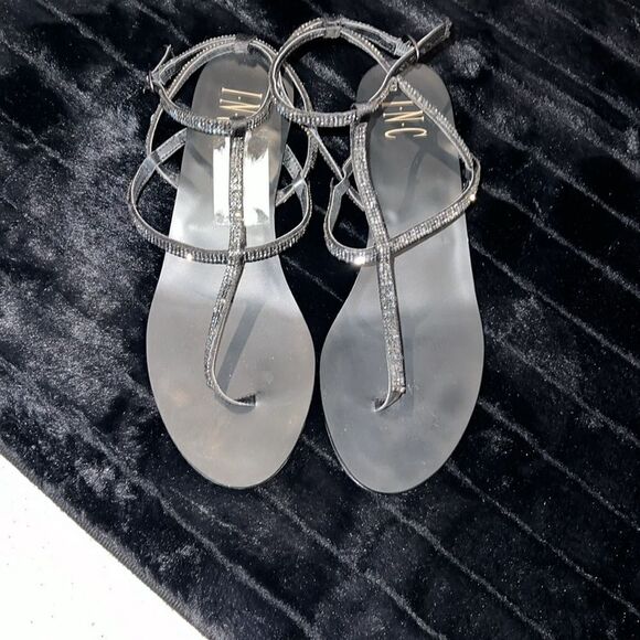 INC sparkle sandals - Picture 3 of 6